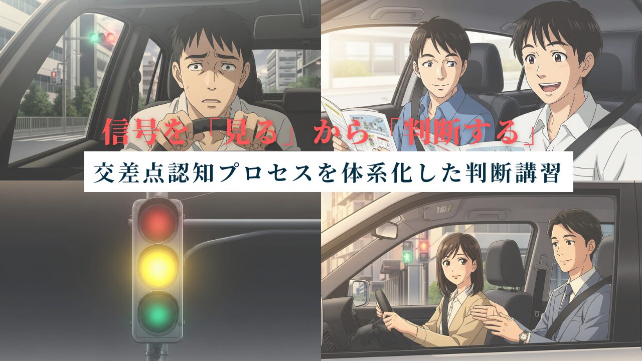 交差点での認知判断講習