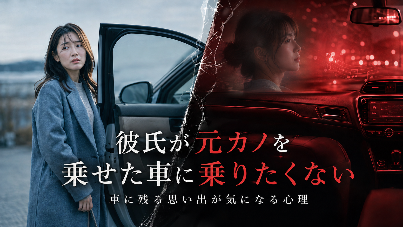 彼氏が元カノを乗せた車に乗りたくない|車に残る思い出が気になる心理