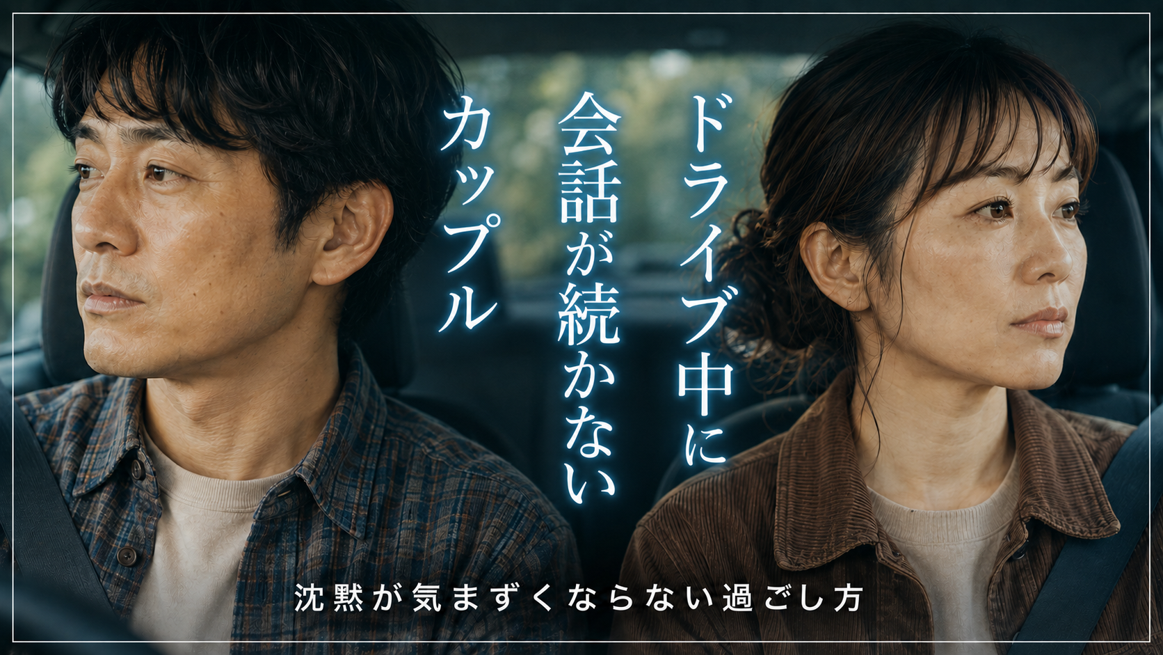 ドライブ中に会話が続かないカップル|沈黙が気まずくならない過ごし方